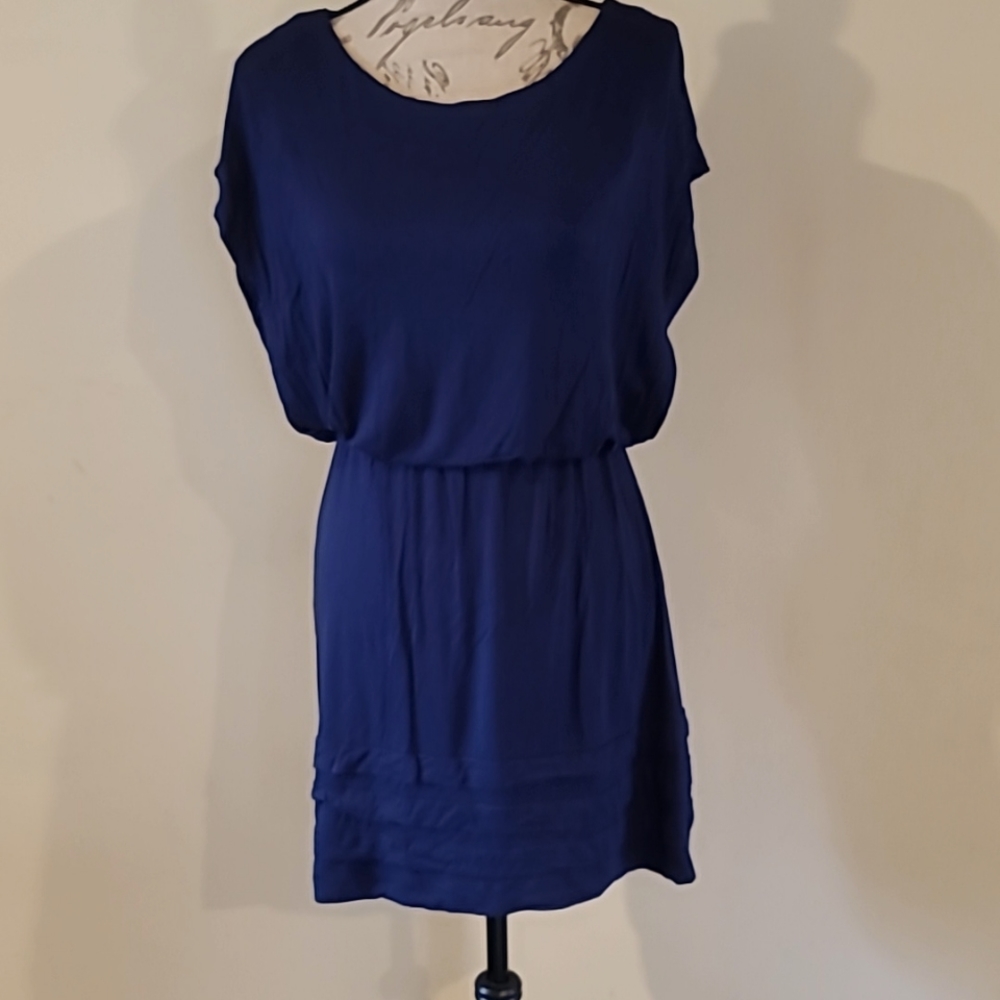 Women's Navy Cotton Dress
